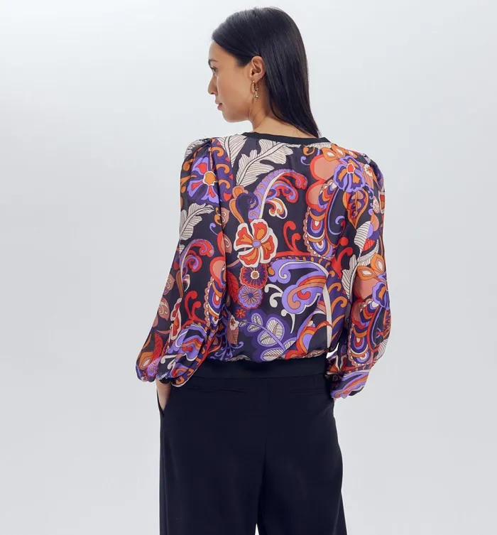 Women Patterned Blouse 8211 Multicolour Print Promod Shirts And Tunics Women Patterned Blouse 8211 Multicolour Print Promod Shirts And Tunics