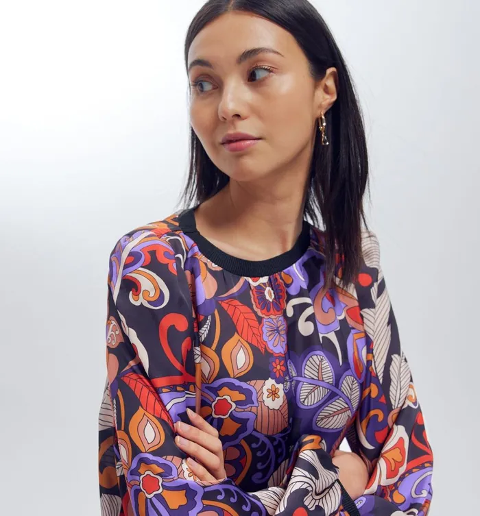 Women Patterned Blouse 8211 Multicolour Print Promod Shirts And Tunics Women Patterned Blouse 8211 Multicolour Print Promod Shirts And Tunics