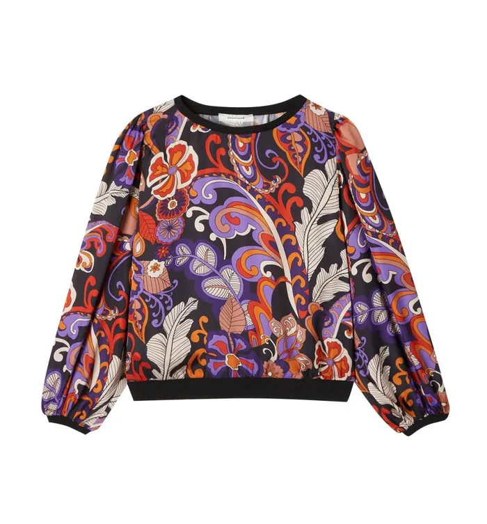 Women Patterned Blouse 8211 Multicolour Print Promod Shirts And Tunics Women Patterned Blouse 8211 Multicolour Print Promod Shirts And Tunics
