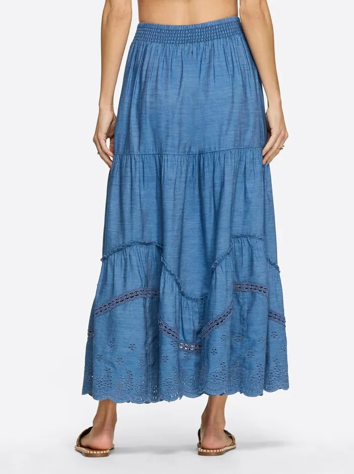 Women Paula Maxi Skirt In Premium Jessica Simpson Bottoms