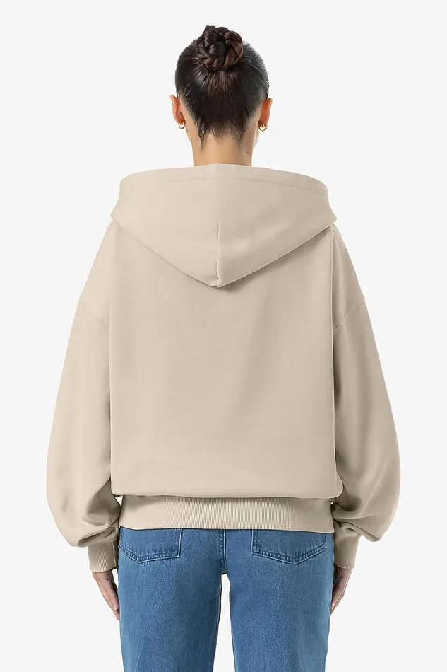 Women Pegador Hoodies Clarita Oversized Sweat Jacket Washed Light Beige Gum Women Pegador Hoodies Clarita Oversized Sweat Jacket Washed Light Beige Gum