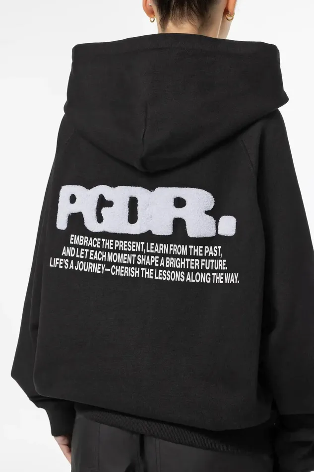 Women Pegador Hoodies Dee Oversized Sweat Jacket Washed Black Women Pegador Hoodies Dee Oversized Sweat Jacket Washed Black