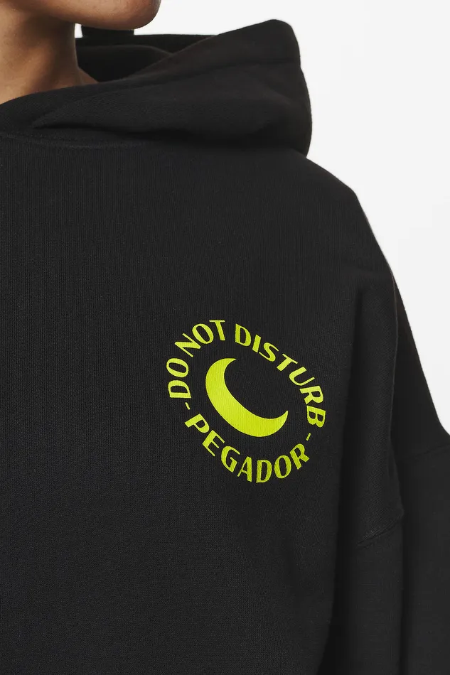 Women Pegador Hoodies Ekne Oversized Hoodie Black Women Pegador Hoodies Ekne Oversized Hoodie Black