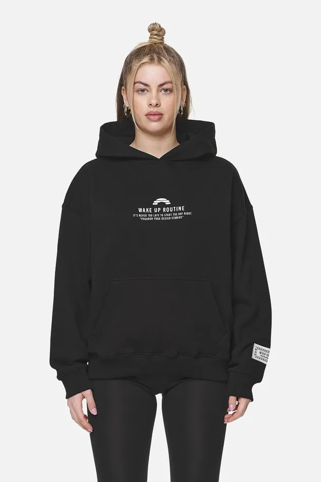 Women Pegador Hoodies Idalia Oversized Hoodie Black Women Pegador Hoodies Idalia Oversized Hoodie Black