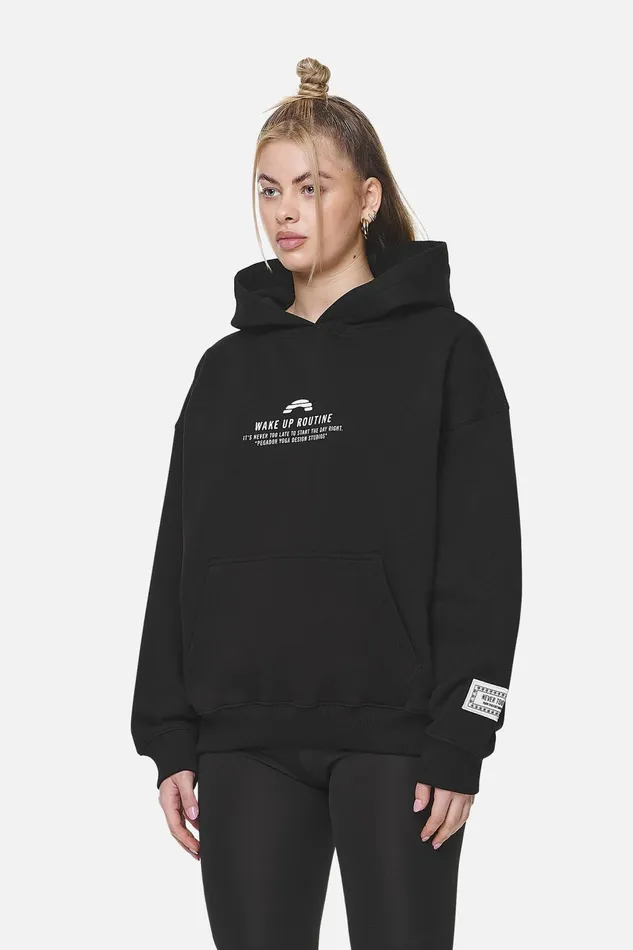 Women Pegador Hoodies Idalia Oversized Hoodie Black Women Pegador Hoodies Idalia Oversized Hoodie Black