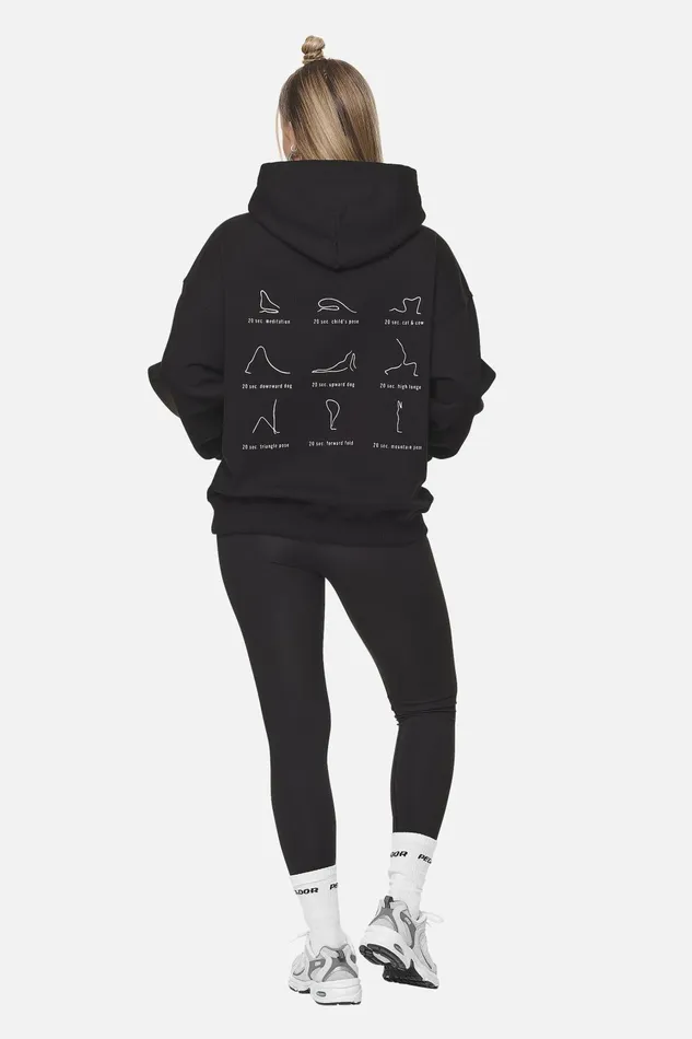 Women Pegador Hoodies Idalia Oversized Hoodie Black Women Pegador Hoodies Idalia Oversized Hoodie Black