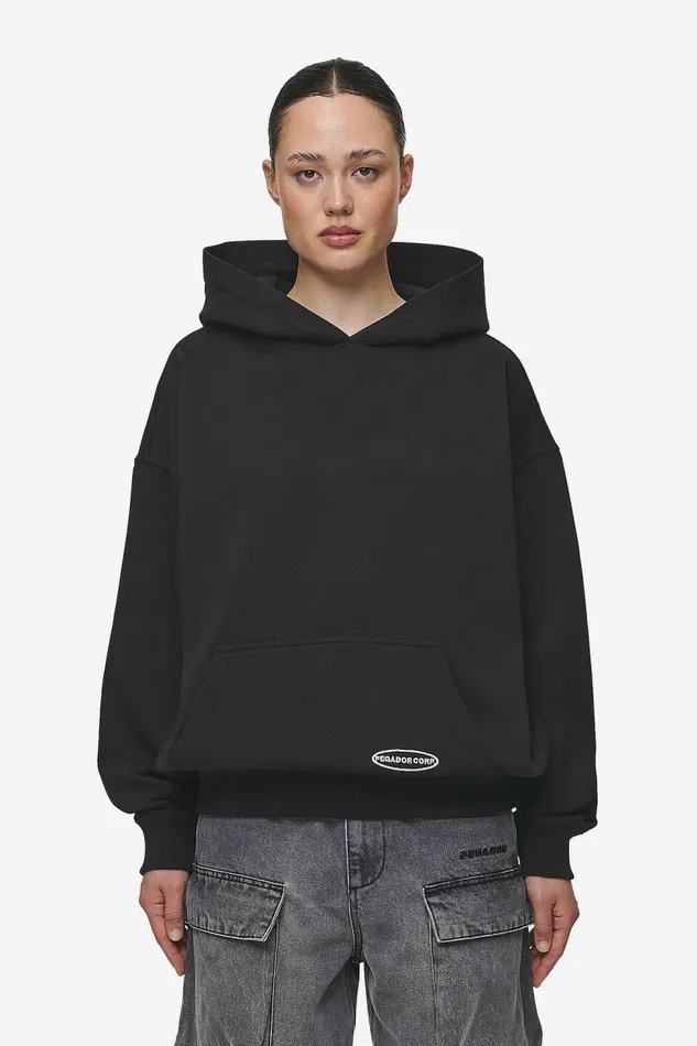 Women Pegador Hoodies Sora Oversized Hoodie Washed Black Women Pegador Hoodies Sora Oversized Hoodie Washed Black