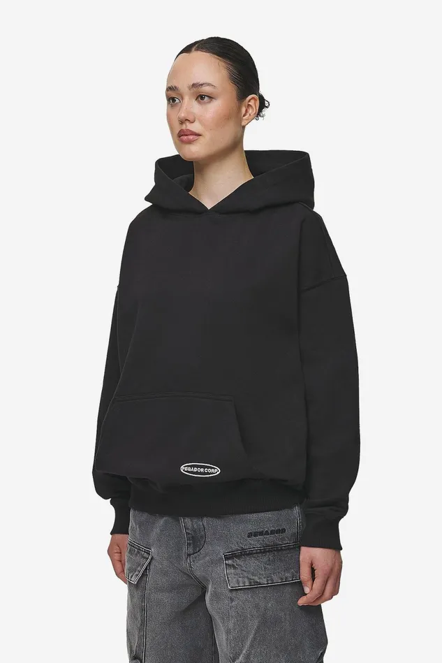 Women Pegador Hoodies Sora Oversized Hoodie Washed Black Women Pegador Hoodies Sora Oversized Hoodie Washed Black