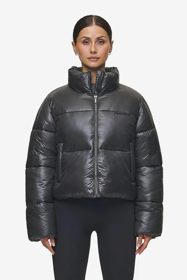Women Pegador Jacken Georgia Light Glossy Puffer Jacket Anthracite Women Pegador Jacken Georgia Light Glossy Puffer Jacket Anthracite
