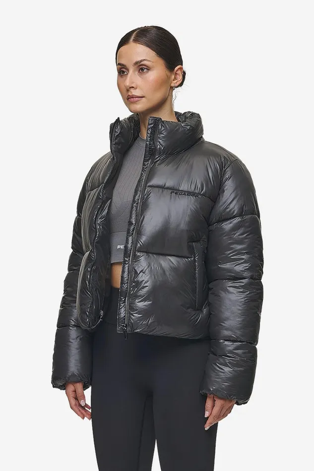 Women Pegador Jacken Georgia Light Glossy Puffer Jacket Anthracite Women Pegador Jacken Georgia Light Glossy Puffer Jacket Anthracite