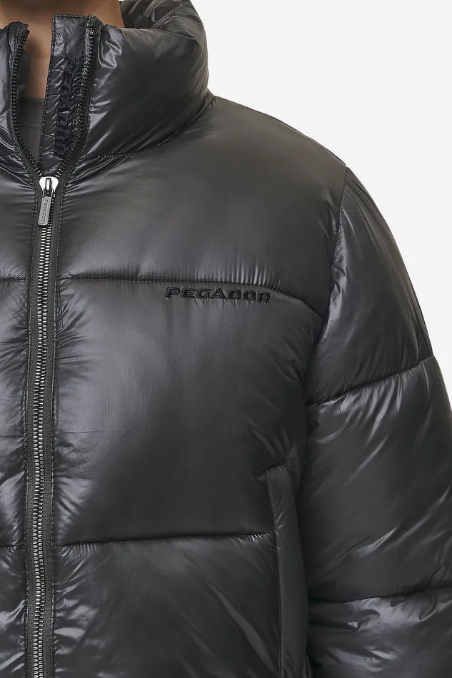 Women Pegador Jacken Georgia Light Glossy Puffer Jacket Anthracite Women Pegador Jacken Georgia Light Glossy Puffer Jacket Anthracite