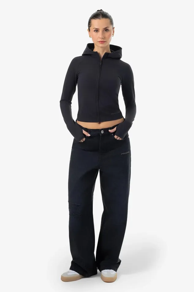 Women Pegador Jeans Mally Super Baggy Jeans Washed Black Women Pegador Jeans Mally Super Baggy Jeans Washed Black