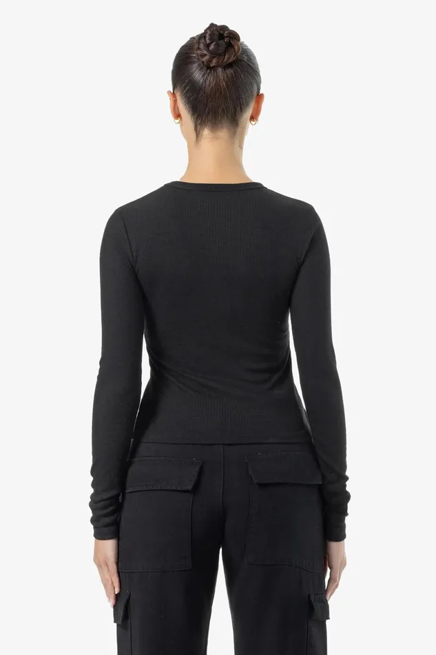 Women Pegador Longsleeves Nina Long Sleeve Washed Black Dark Grey Women Pegador Longsleeves Nina Long Sleeve Washed Black Dark Grey