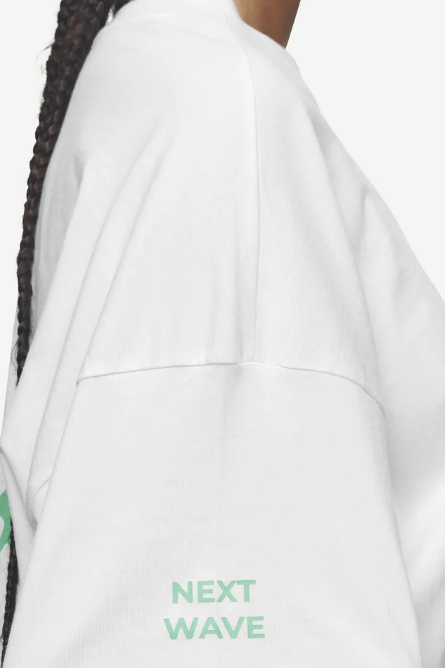 Women Pegador Tees Aleja Heavy Oversized Tee White Women Pegador Tees Aleja Heavy Oversized Tee White