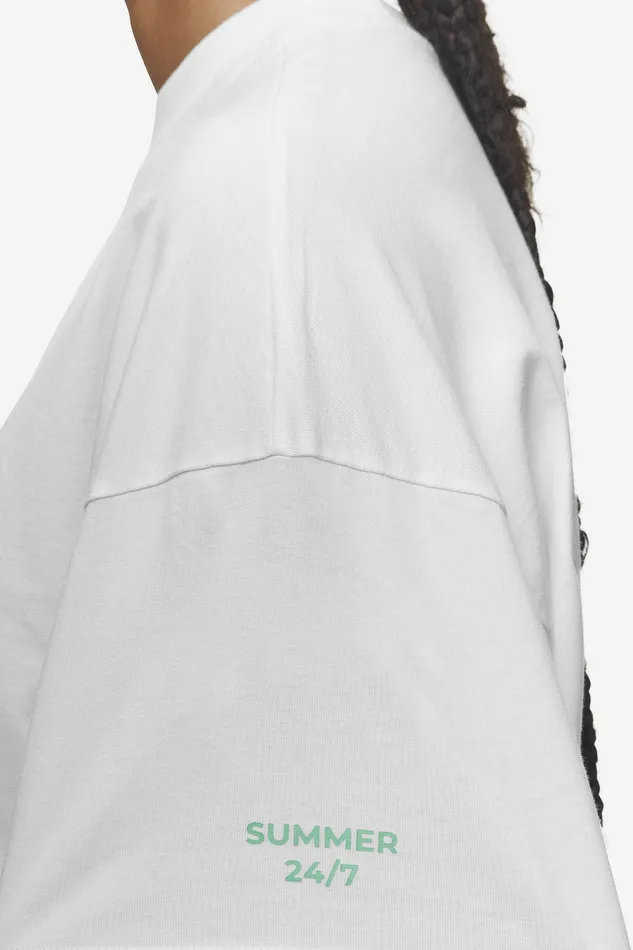 Women Pegador Tees Aleja Heavy Oversized Tee White Women Pegador Tees Aleja Heavy Oversized Tee White