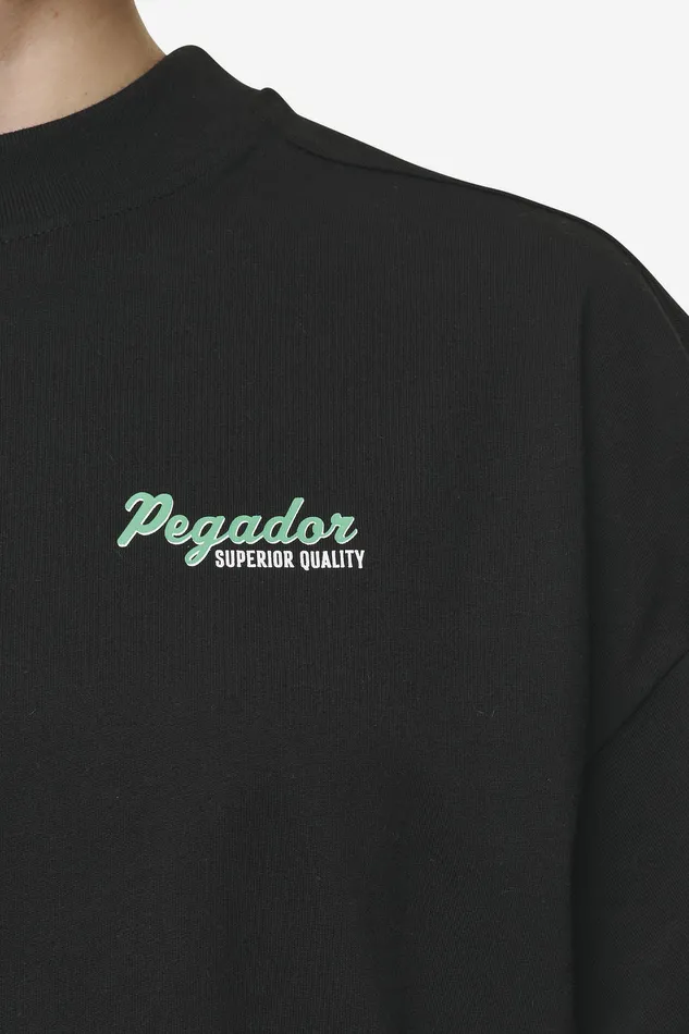 Women Pegador Tees Chapi Heavy Oversized Tee Black Women Pegador Tees Chapi Heavy Oversized Tee Black