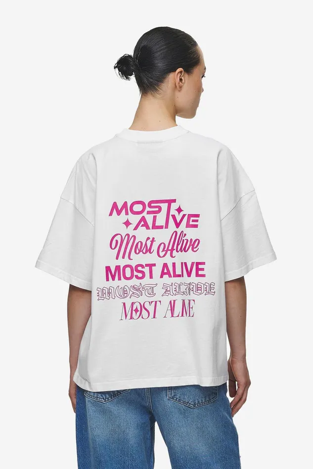 Women Pegador Tees Mei Heavy Oversized Tee White