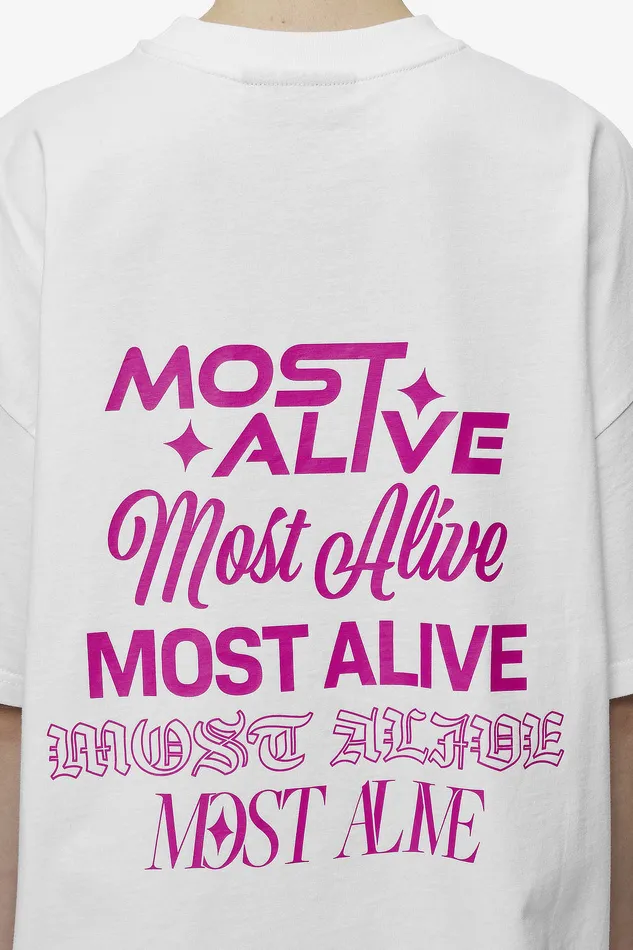 Women Pegador Tees Mei Heavy Oversized Tee White Women Pegador Tees Mei Heavy Oversized Tee White