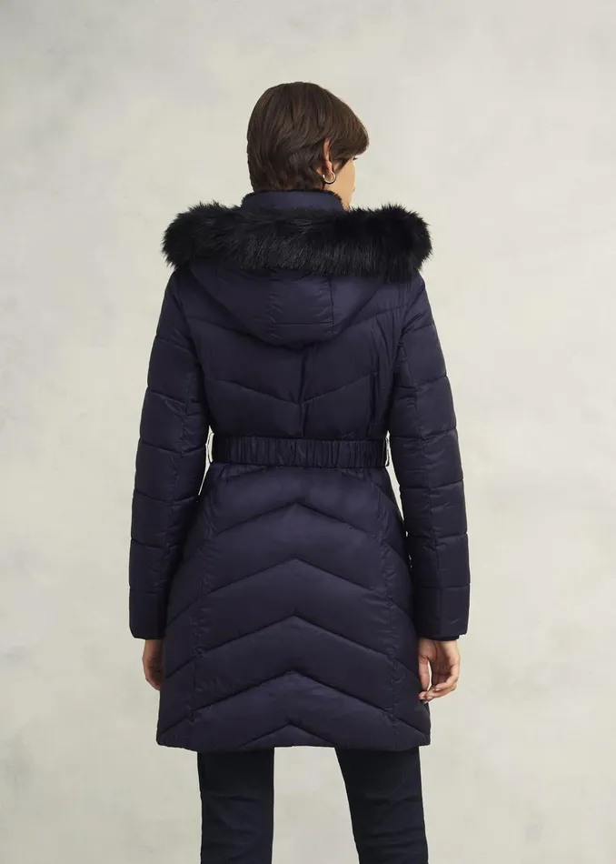 Women Petite Alis Puffer Navy Hobbs Coats and Jackets
