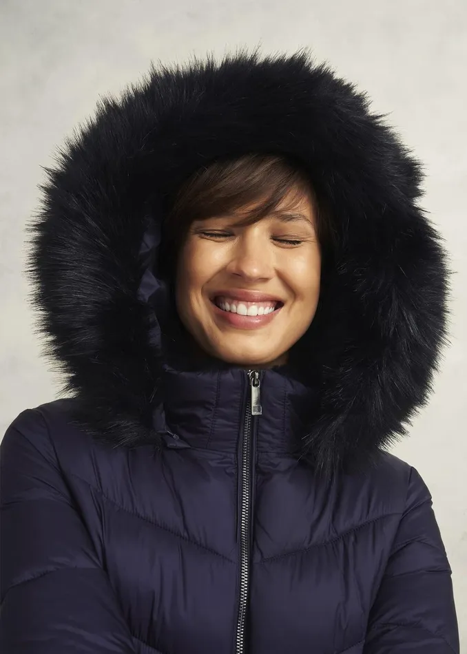 Women Petite Alis Puffer Navy Hobbs Coats and Jackets