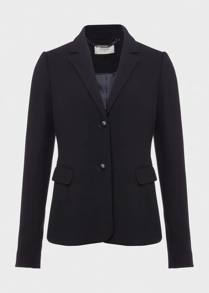 Women Petite Charley Jacket Black Hobbs Suits and CoOrds