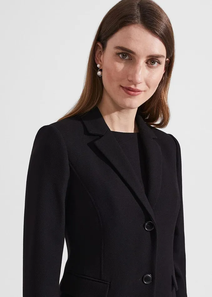 Women Petite Charley Jacket Black Hobbs Suits and CoOrds