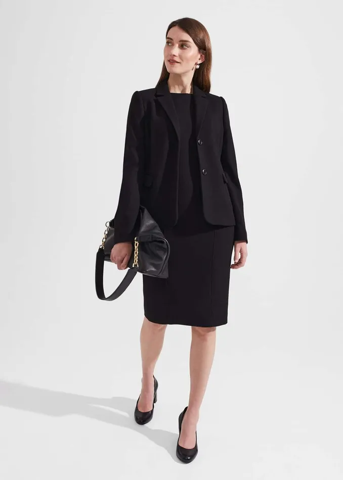 Women Petite Charley Jacket Black Hobbs Suits and CoOrds