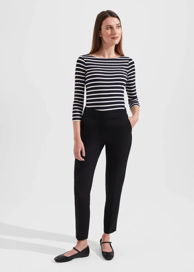 Women Petite Gael Trousers Black Hobbs Trousers