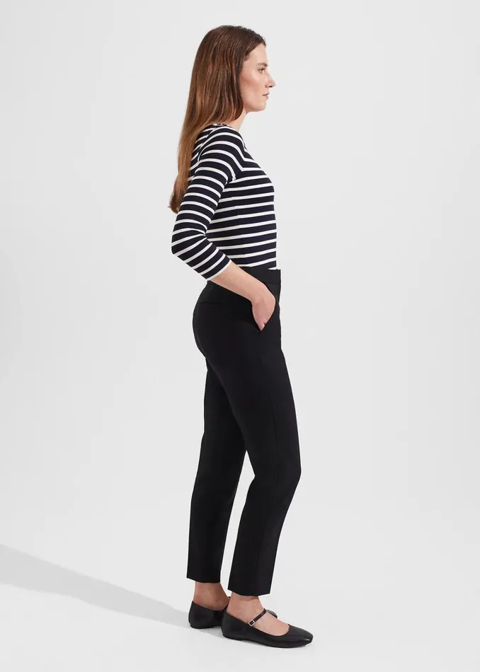 Women Petite Gael Trousers Black Hobbs Trousers