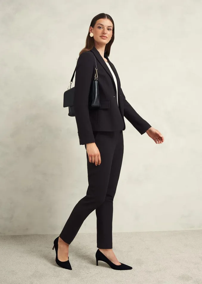 Women Petite Mia Jacket Black Hobbs Coats and Jackets