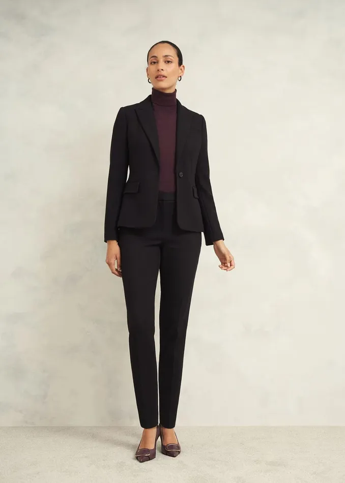 Women Petite Mia Jacket Black Hobbs Coats and Jackets