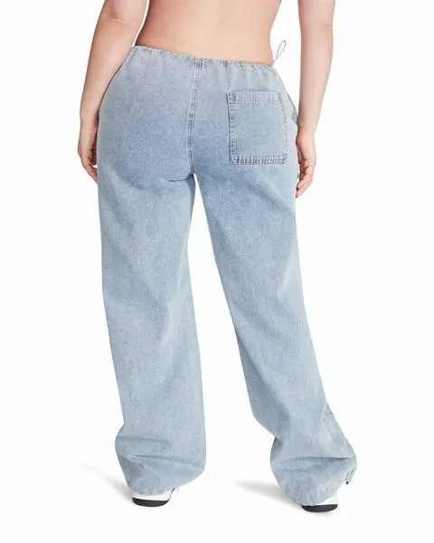 Women PIA PARACHUTE PANT DENIM FABRIC Denim Fabric Steve Madden Bottoms Women PIA PARACHUTE PANT DENIM FABRIC Denim Fabric Steve Madden Bottoms