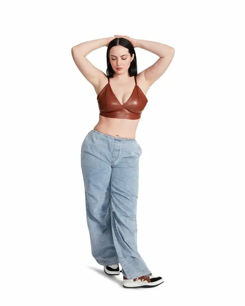 Women PIA PARACHUTE PANT DENIM FABRIC Denim Fabric Steve Madden Bottoms Women PIA PARACHUTE PANT DENIM FABRIC Denim Fabric Steve Madden Bottoms