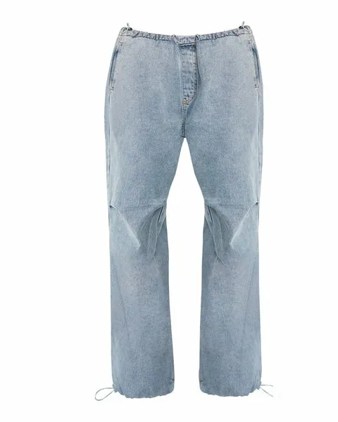 Women PIA PARACHUTE PANT DENIM FABRIC Denim Fabric Steve Madden Bottoms Women PIA PARACHUTE PANT DENIM FABRIC Denim Fabric Steve Madden Bottoms