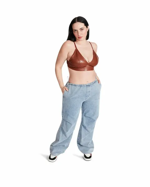 Women PIA PARACHUTE PANT DENIM FABRIC Denim Fabric Steve Madden Bottoms Women PIA PARACHUTE PANT DENIM FABRIC Denim Fabric Steve Madden Bottoms