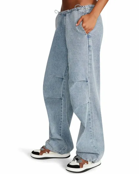 Women PIA PARACHUTE PANT DENIM FABRIC Denim Fabric Steve Madden Bottoms Women PIA PARACHUTE PANT DENIM FABRIC Denim Fabric Steve Madden Bottoms