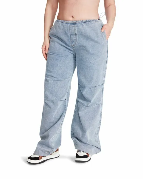 Women PIA PARACHUTE PANT DENIM FABRIC Denim Fabric Steve Madden Bottoms Women PIA PARACHUTE PANT DENIM FABRIC Denim Fabric Steve Madden Bottoms
