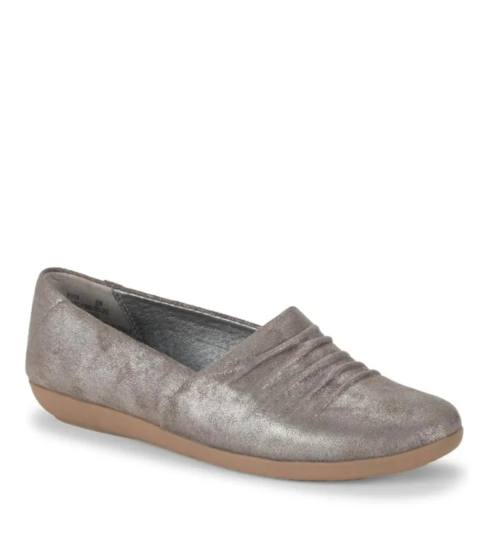 Women Piper Slip On Gunmetal Baretraps Flats and Loafers