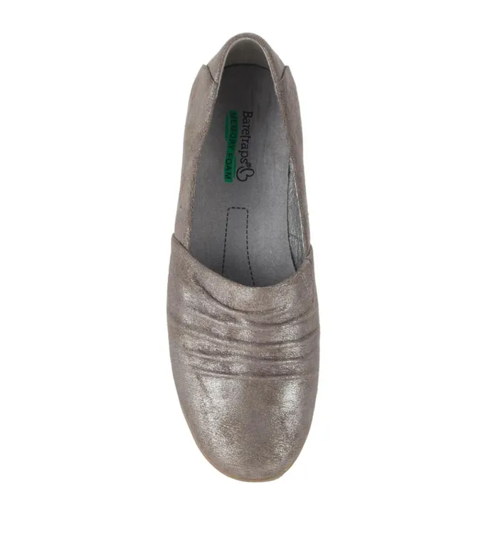 Women Piper Slip On Gunmetal Baretraps Flats and Loafers