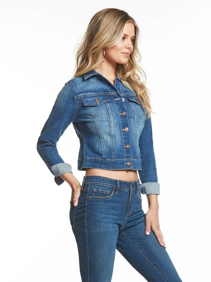 Women Pixie Jacket In Jefford Jessica Simpson Denim