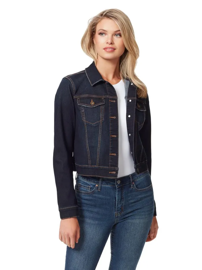 Women Pixie Jacket In Sevy Jessica Simpson Denim