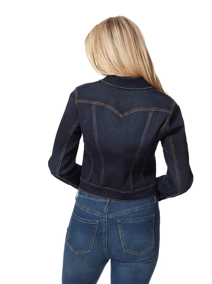 Women Pixie Jacket In Sevy Jessica Simpson Denim