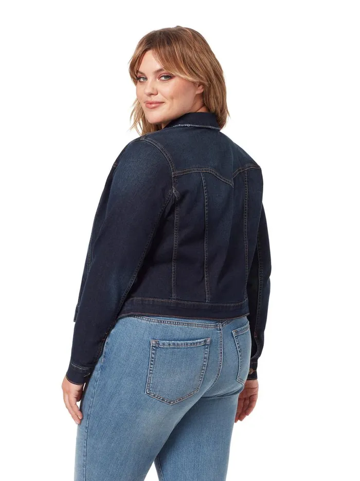 Women Pixie Jacket In Sevy Jessica Simpson Denim