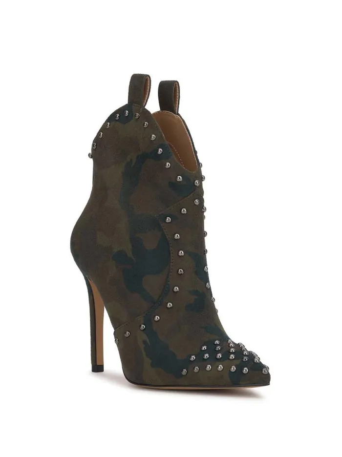 Women Pixillez Studded Bootie In Camo Jessica Simpson Boots and Booties