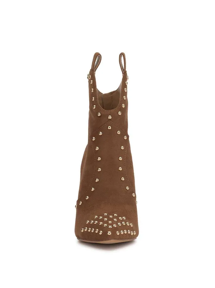 Women Pixillez Studded Bootie In Tobacco Jessica Simpson Boots and Booties