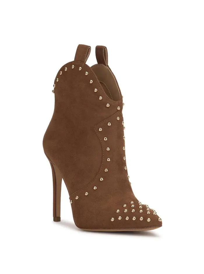 Women Pixillez Studded Bootie In Tobacco Jessica Simpson Boots and Booties