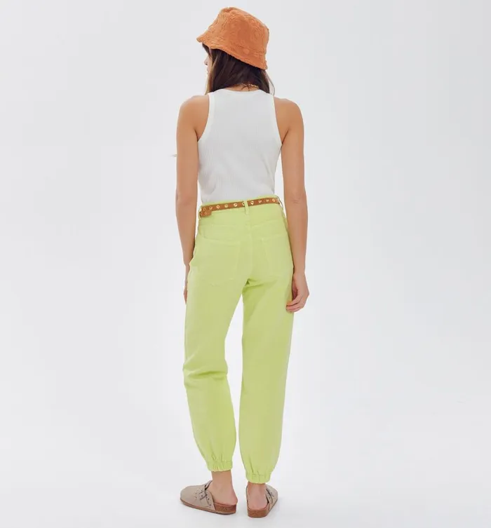 Women Plain Jogging Trousers 8211 Anise Green Promod Trousers Women Plain Jogging Trousers 8211 Anise Green Promod Trousers