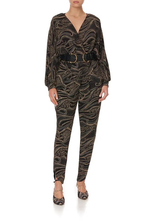 Women Playsuits and Jumpsuits Camilla Jersey Twist Front Jumpsuit Studio 54