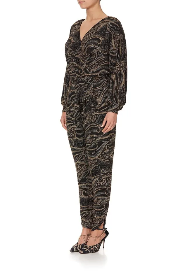 Women Playsuits and Jumpsuits Camilla Jersey Twist Front Jumpsuit Studio 54