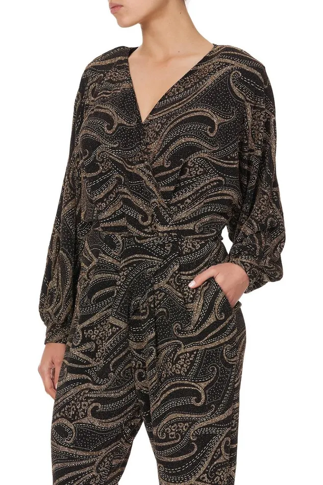 Women Playsuits and Jumpsuits Camilla Jersey Twist Front Jumpsuit Studio 54